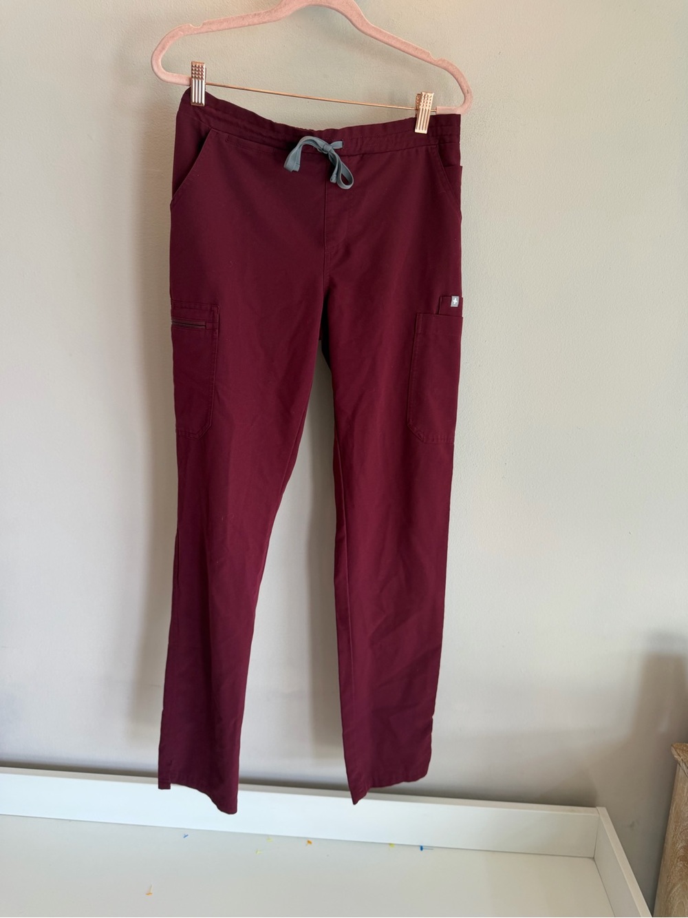 FIGS Technical Collection Burgundy Scrubs Size Small/Tall (S/T)